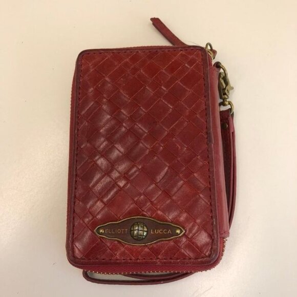Elliott Lucca Red Leather Wallet - Picture 1 of 8